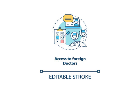 Foreign Doctors Icon: Graphics & Icons Review