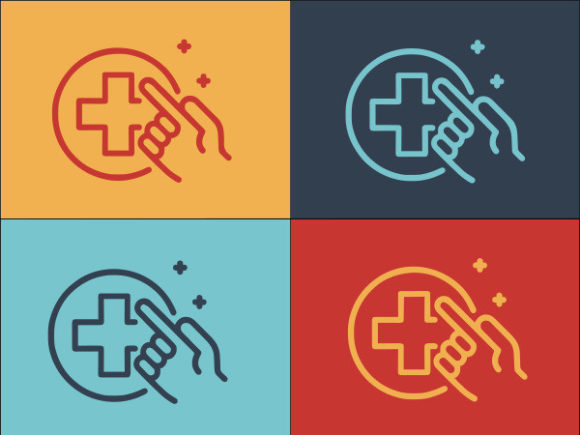 Hand and Medical Cross Logos & Graphics Review