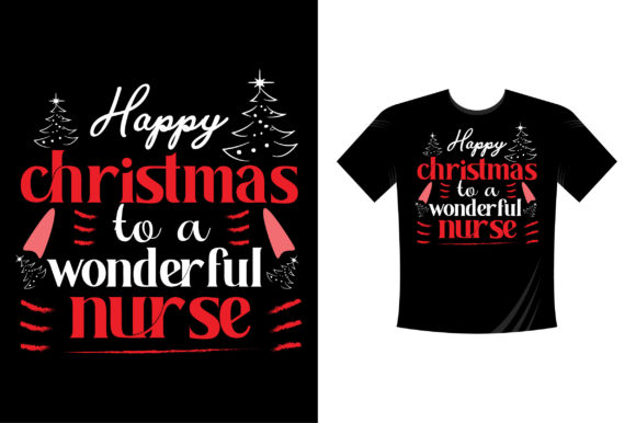 Happy Christmas Nurse Graphics & Print Templates