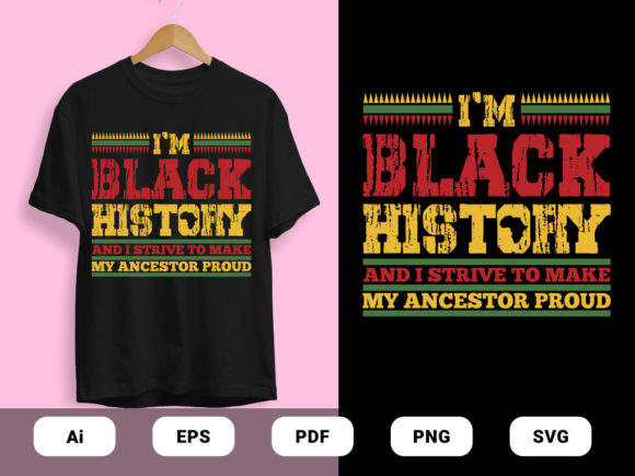 I m a Black Graphics & Print Templates