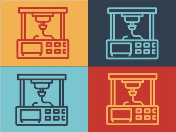 Medical Bioprinting: Modern Graphics & Logos