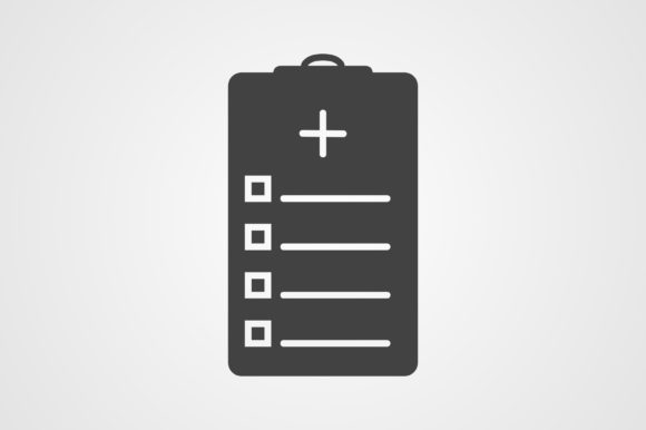 Medical Chart Glyph Icon: Graphics & Icons Review