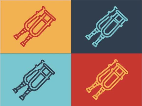 Medical Crutches Graphics & Logos Review