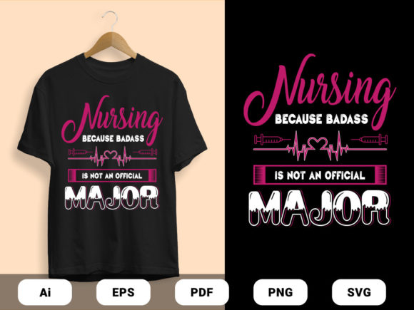 Nursing T-Shirt Graphics & Print Templates Review