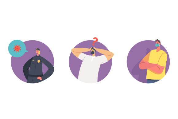 Quarantine Police Graphics & Illustrations